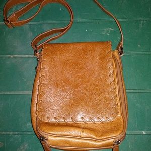 COLDWATER CREEK leather crossbody